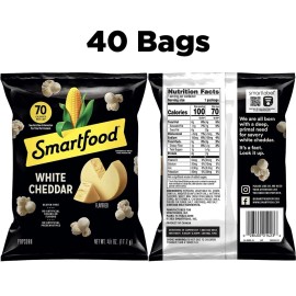 Smartfood White Cheddar Flavored Popcorn, 0.625 Ounce (Pack of 40) FREE SHIPPING