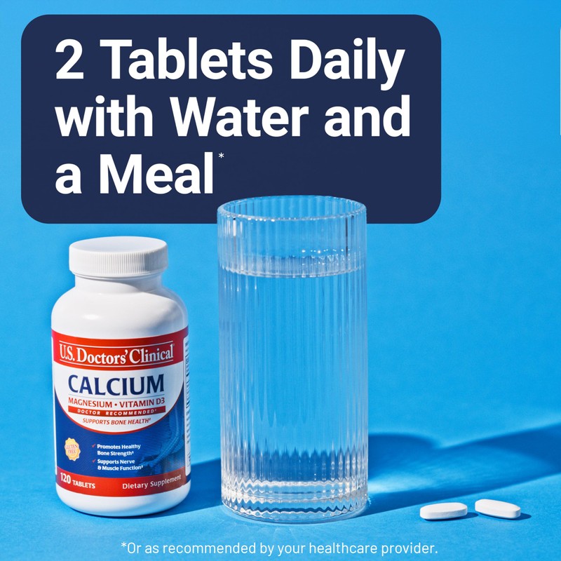 U.S. Doctors' Clinical 1200mg Calcium Citrate & Carbonate Complex with