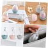 LABRIMP 6pcs Travel Makeup Sponge Holders Case for Foundation Sponges