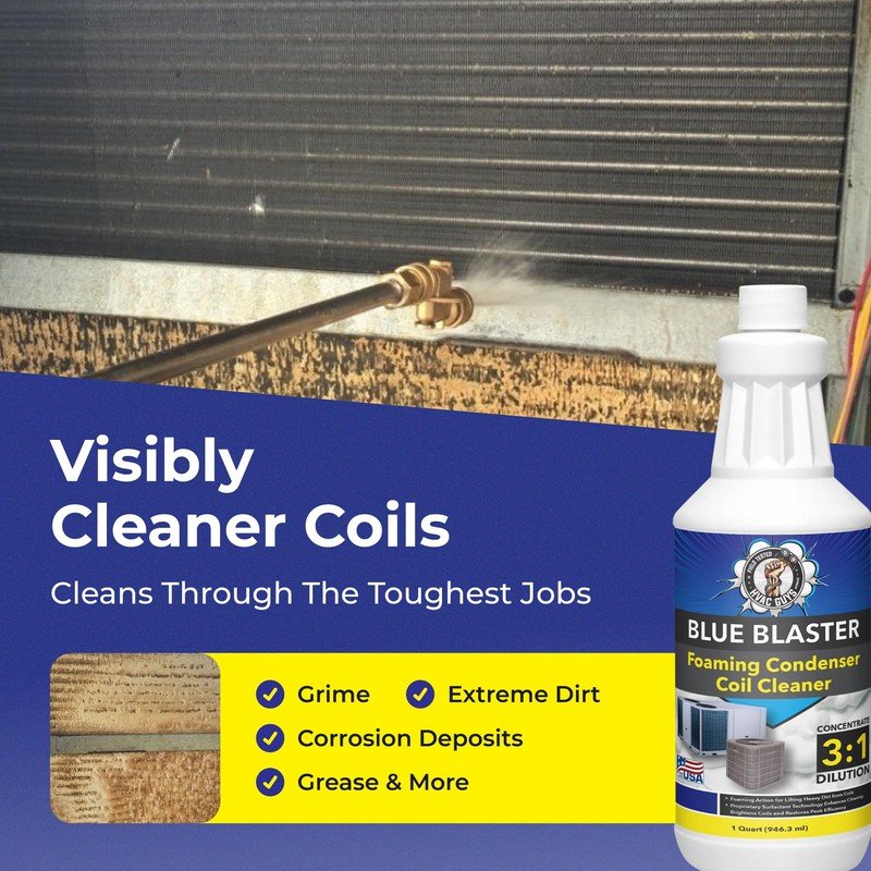 Leak Saver Foaming AC Condenser Coil Cleaner 4PK - 1