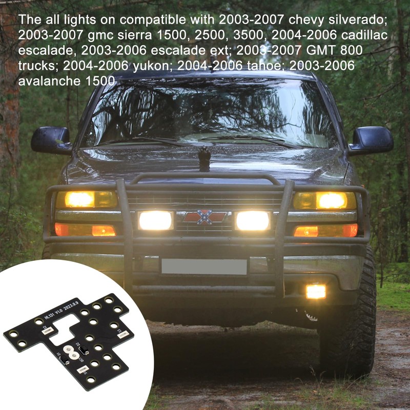 Gm All Lights On 2003-2007,Module for GM Fog lights High