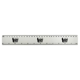 Azeeda 'Pirate Treasure Chest' 30cm (12 Inch) White Plastic Ruler (RL00101958)