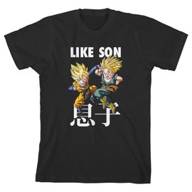 Dragon Ball Z Like Son Boy’s Black T-Shirt-XL
