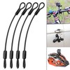 Lovelysp 12 Inch Heavy Duty Steel Loop Cable Braided Safety