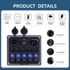5 Gang Marine Boat Switch Panel with Dual USB Charger