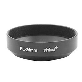 vhbw Lens Hood Compatible with Rollei 35, 35TE, 35T 24mm Lens Black, Metal, Round, 4.3cm