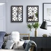 Wocred Set of 2 Rectangular Wall Mirror,Gorgeous Rustic Farmhouse Accent