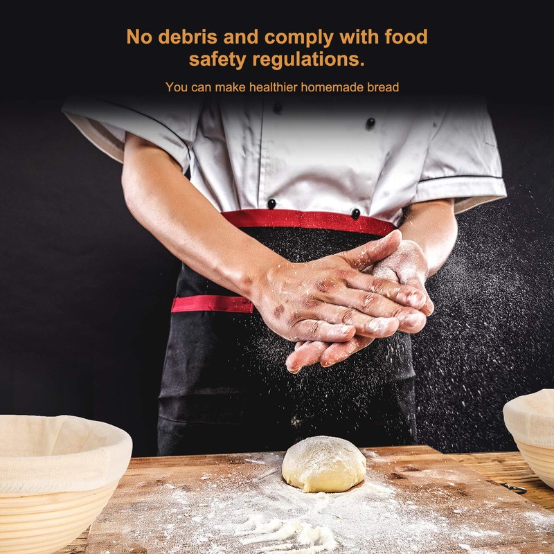 2PACK 7 inch Round Bread Proofing Basket Banneton Bread Dough