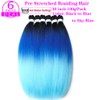 Pre Stretched Braiding Hair Extensions 30 Inch 6 Packs Long