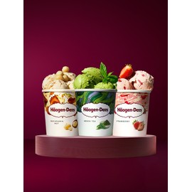 Choose 3 pints of Haagen-Dazs ice cream / 하겐다즈 아이스크림 파인트 3개 골라담기