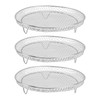3PCS Fryer Rack Set 304 Stainless Steel Stackable Multi Layer