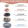 BedStill 30 inches Donut Dog Bed for Medium Dogs,Calming Fluffy