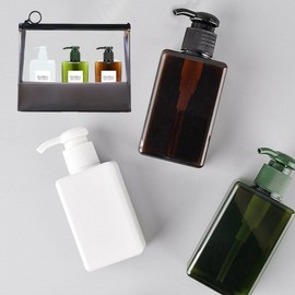 3-pack Empty Plain Shampoo Bottle Travel 100ml Cosmetic Dark Container Travel