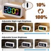 RGB Alarm Clock for Kids,Adjustable Brightness10%-100%,Dual Alarm, Sound Control, Bedside