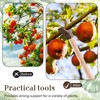 2 Pcs Tree Branch Supports Plastic Brace for Orchards, Brown