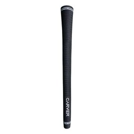 Carver Golf Grips - Standard/Midsize - Black Rubber Golf Club Grip - All Weather Performance (Standard)
