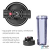 Sediment Water Filtration System with Clear 2.5X 10" Housing 3/4