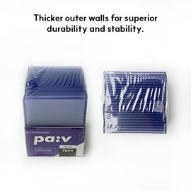 75PT Cargadores superiores extra rígidos para tarjetas (paquete de 25)