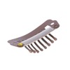 50pcs 8 Tips 8 Teeth Snap Comb Wig Clips Stainless