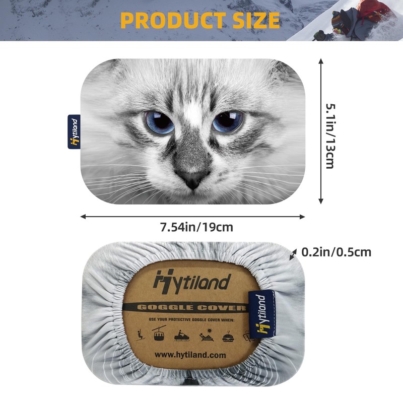 Hytiland SKI Goggle Cover Sleeve, Lens Scratch-Free & Dust Protection,