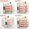 AUPSEN Desk Organizer with File Holder, 5 Trays Paper Letter
