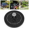 Solar Fountain LED Colorful Lighting Solar Powered Floating Bird Bath