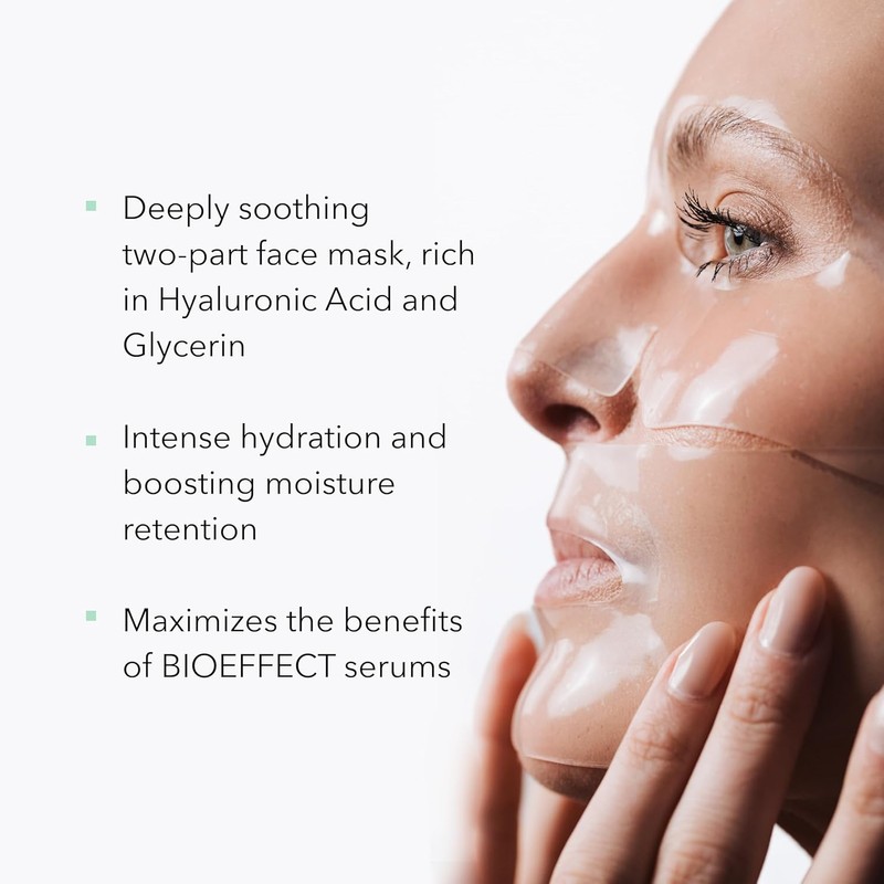 Bioeffect Imprinting Hydrogel Face Mask |Intense hydration, genuine 2-part 1
