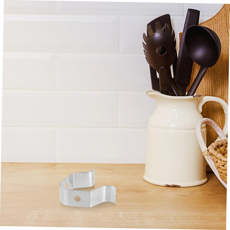 jojofuny Stainless Steel Thermometer Probe Holder Clamp for Kitchen BBQ