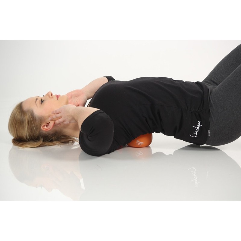 TOGU Actiball Relax luftgefüllter Faszienball Massageball Faszienmassageball, Orange, L, 12
