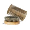 Beard Comb & Beard Brush Kit for Men - Handmade