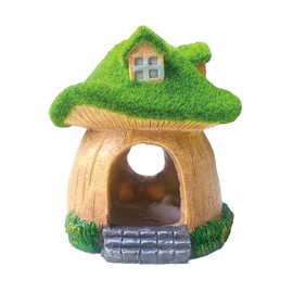 Mushroom Fish Hideout for Aquarium,Resin Aquarium Caves and Hides for Fish Tank Hideout, Aquarium Hideout Caves Decorations for Betta, Aquatic Pets to Breed, Play and Rest