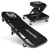 M-AUTO Foldable Z Creeper 2-in-1 Rolling Folding Car Creeper &