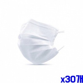 Triple Filter Adult Disposable Masks, KF Standard (5-count x 30 packs) Hwangsa Mask Blue