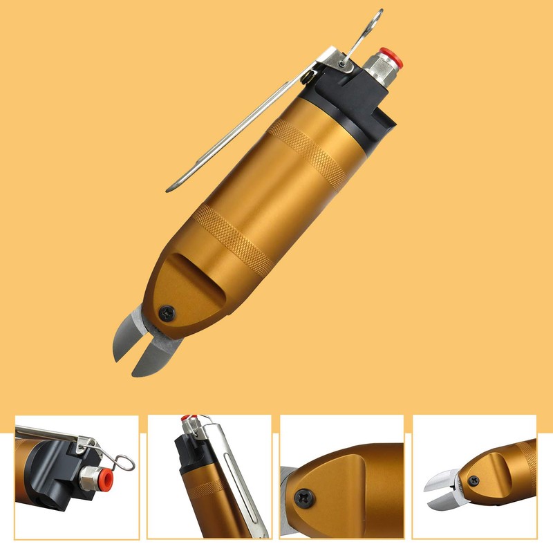 Pneumatic Air Crimping Pliers 2.0mm Iron Wire Shear Clamp Air