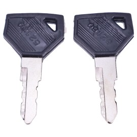 Unbranded 2X Ignition Keys 198360-52160 For John Deere 2305 2210 4100 Yanmar EX450 SC2400