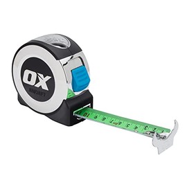 OX Tools P020908 Pro 8m Tape Measure, Blue