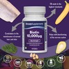 Biotin 10000 mcg Tablets | Potent One-a-Day Formula for Healthy
