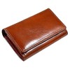 bn2025br, Italian Leather, Genuine Leather, Card Case, Coin Pocket, Wallet,