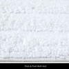 HOMESCAPES Spa Supreme Luxury Pedestal Mat, White, Very Heavy 1800