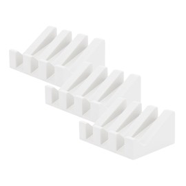 Soap Dishes,Upgrade Suction Silicone Shower Soap Dish,Bar Soap Holder & Saver Waterfall Self-Draining to Keep Your Bar Soap Organized and Clean. (White)