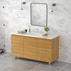 Undermount Bathroom Sink Rectangle - GhomeG 21x15 Inch White Rectangular