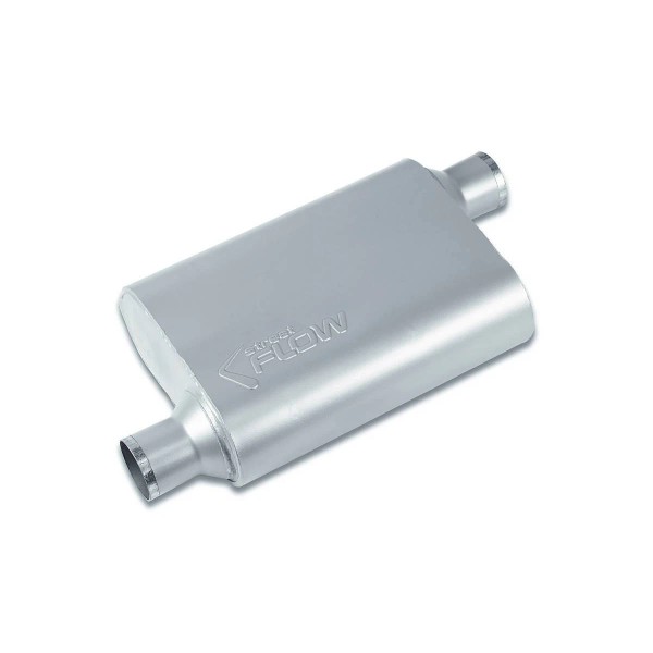 Street Flow - SF42443 2 Chamber 4"x9.5" Oval Body Muffler