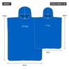 Lakeland Active Patterdale Hooded Changing Poncho Towel - Mid Blue