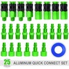 FYPower 25 Pieces 1/4" NPT Aluminum Air Coupler and Plug