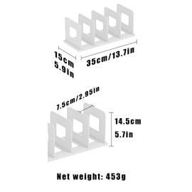 ZHYUAN Desk Organiser, DIY Book Trays, Magazine Holder, Magazine Rack for Catalogue, Magazine File Archive Collection, DIY Book Shelves with 4 Compartments, Catalogue Collector for Books, Book Stand