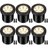 9W Low Voltage Landscape Lights, AC/DC 12-24V In-Ground Lights IP68