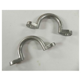 (2) Trailer Tie Loop 2" I.D. Aluminum Bolt-On Lashing Rope Tie Down Ring Horse