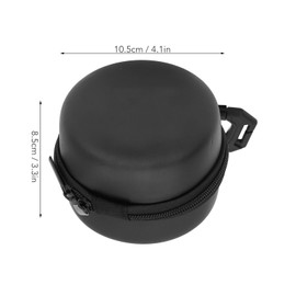 Tragbare Doppel-Hundenäpfe aus Edelstahl mit Eva-Aufbewahrungstasche, Ideal für Reisen und Camping