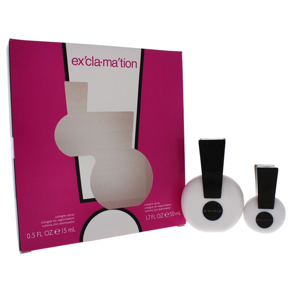 Exclamation 2pc Set - 0.5 oz Cologne Spray + 1.7