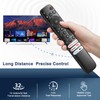 for TCL-Google-TV-Remote-Control Replacement,RC813 Compatible with TCL QM8/QM7/Q7/Q6/Q5/S5/S4/S3 4K UHD HDR